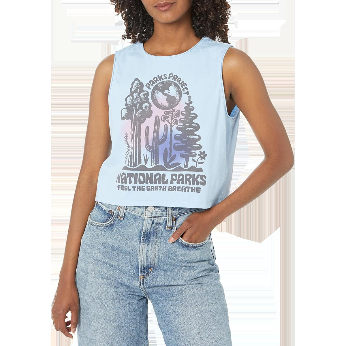 Women's Feel the Earth Breathe Stamped Tank