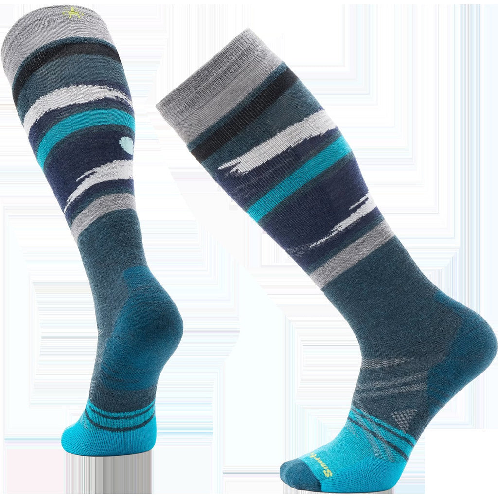 Ski Full Cushion Midnight Pattern Over The Calf Socks