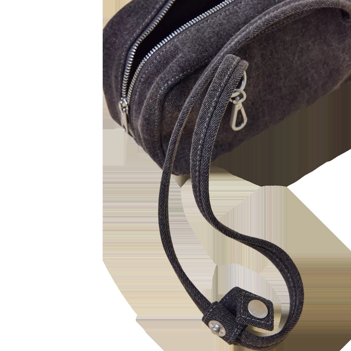 Small Denim Bowler Bag