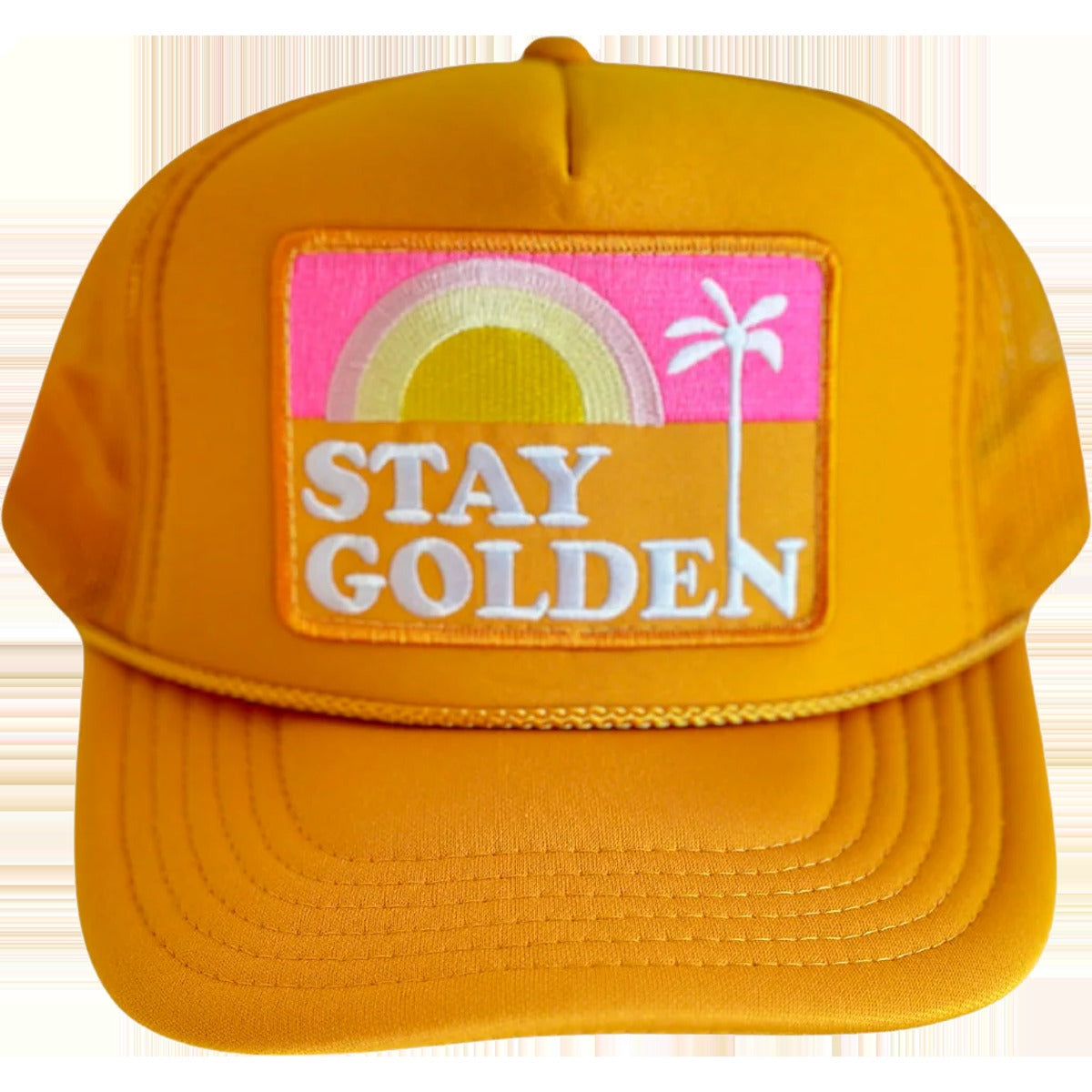 Stay Golden Patch Trucker Hat