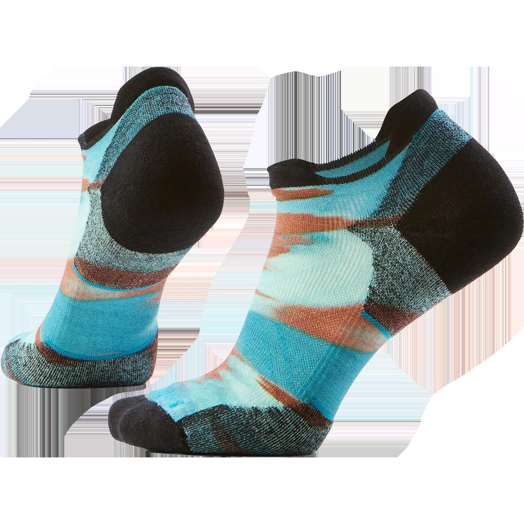 Women's Run Brushed Print Low Ankle Socks