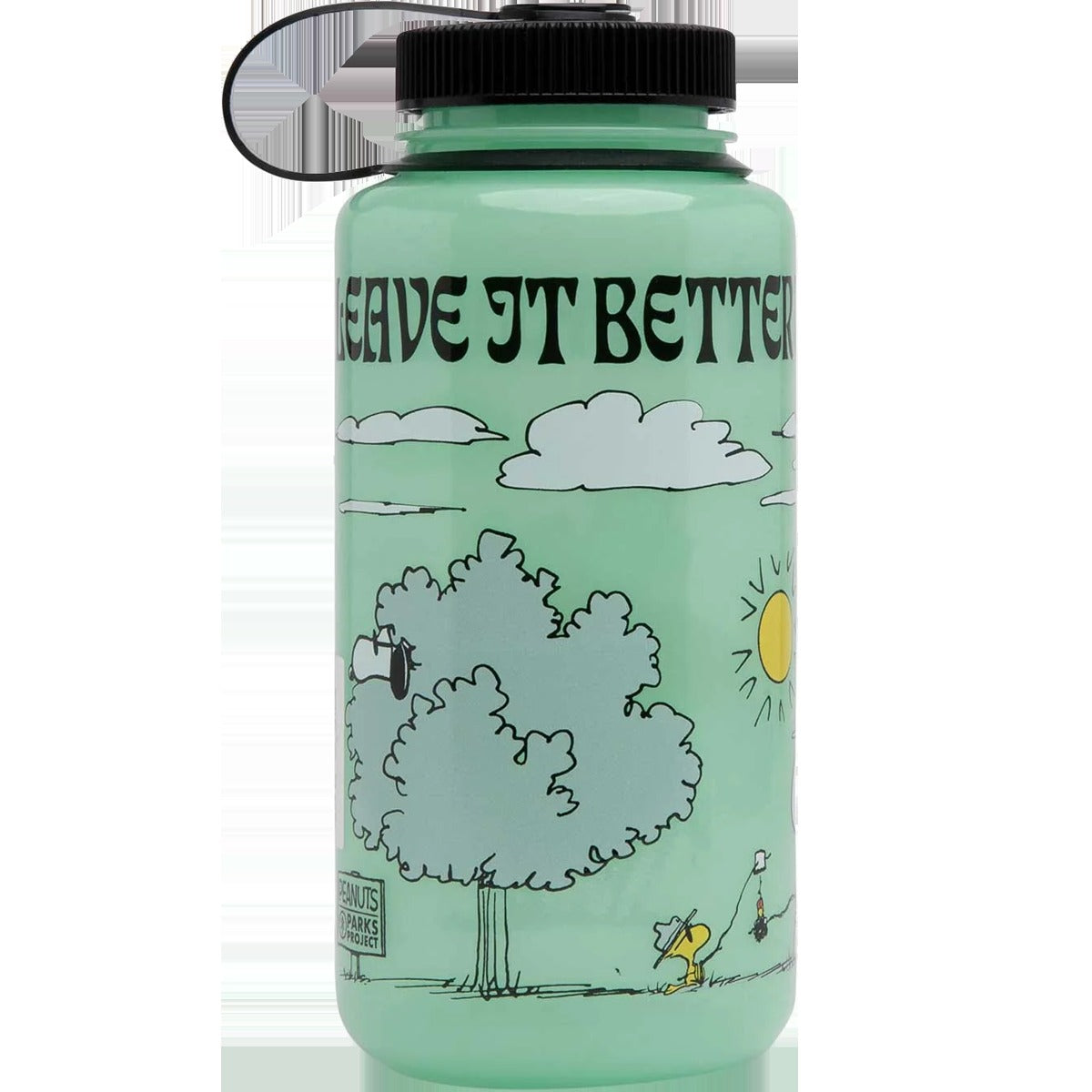 Peanuts x Parks Project Recycled Water Bottle and Sticker Pack