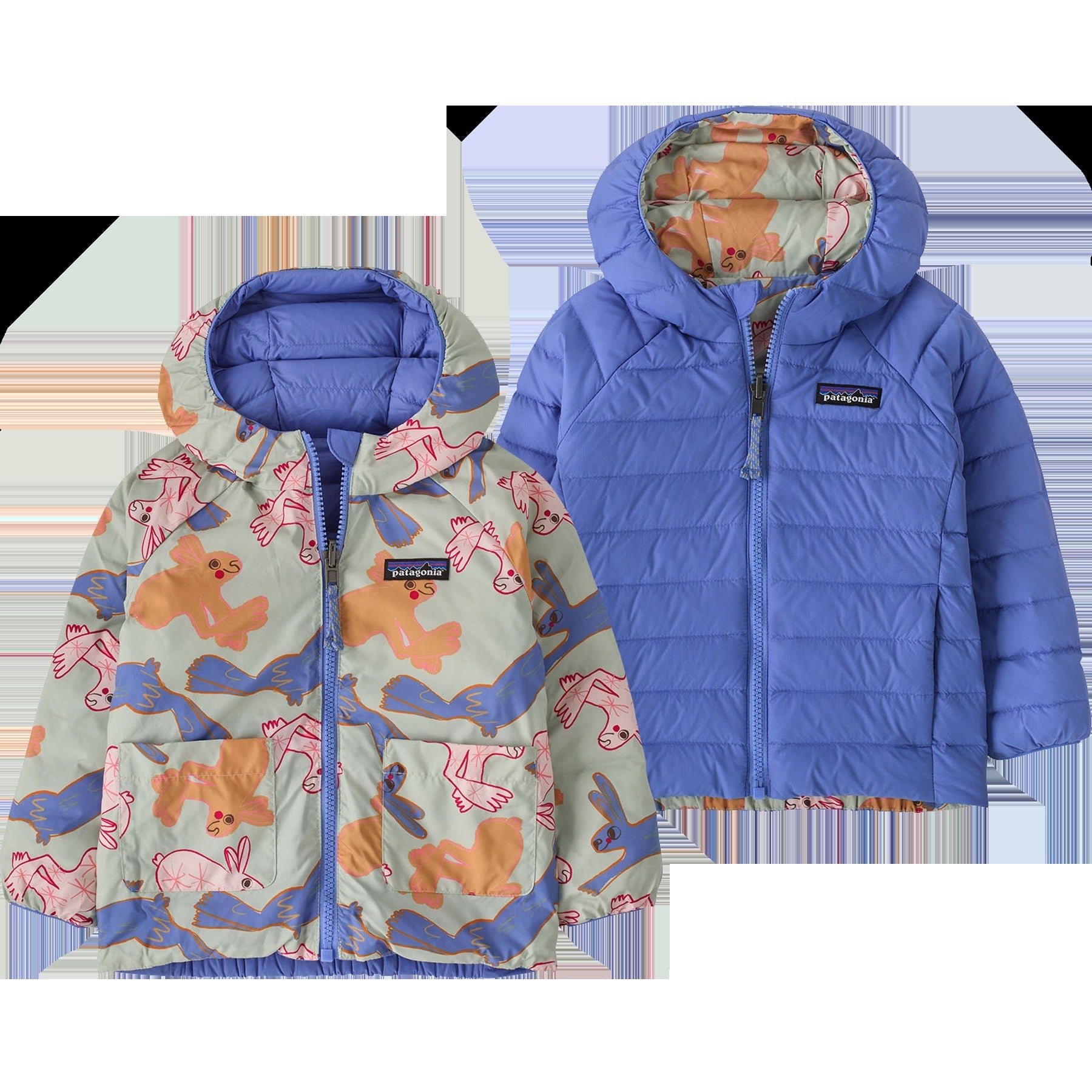 Youth Baby Reversible Down Sweater Hoody