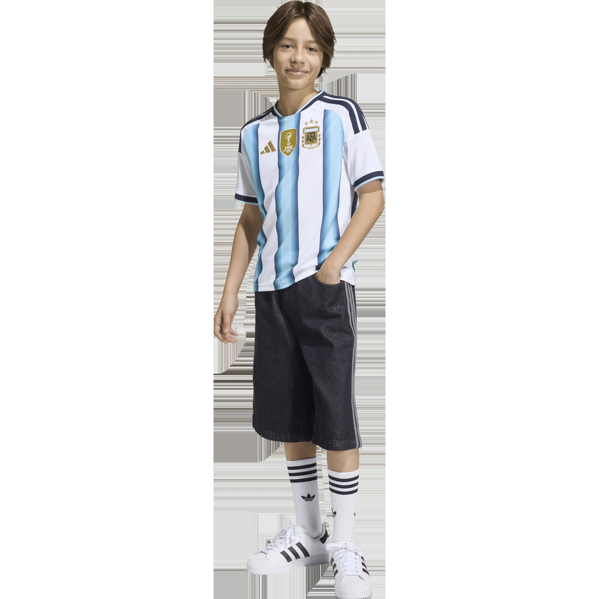 Youth Argentina AFA Home Replica Jersey