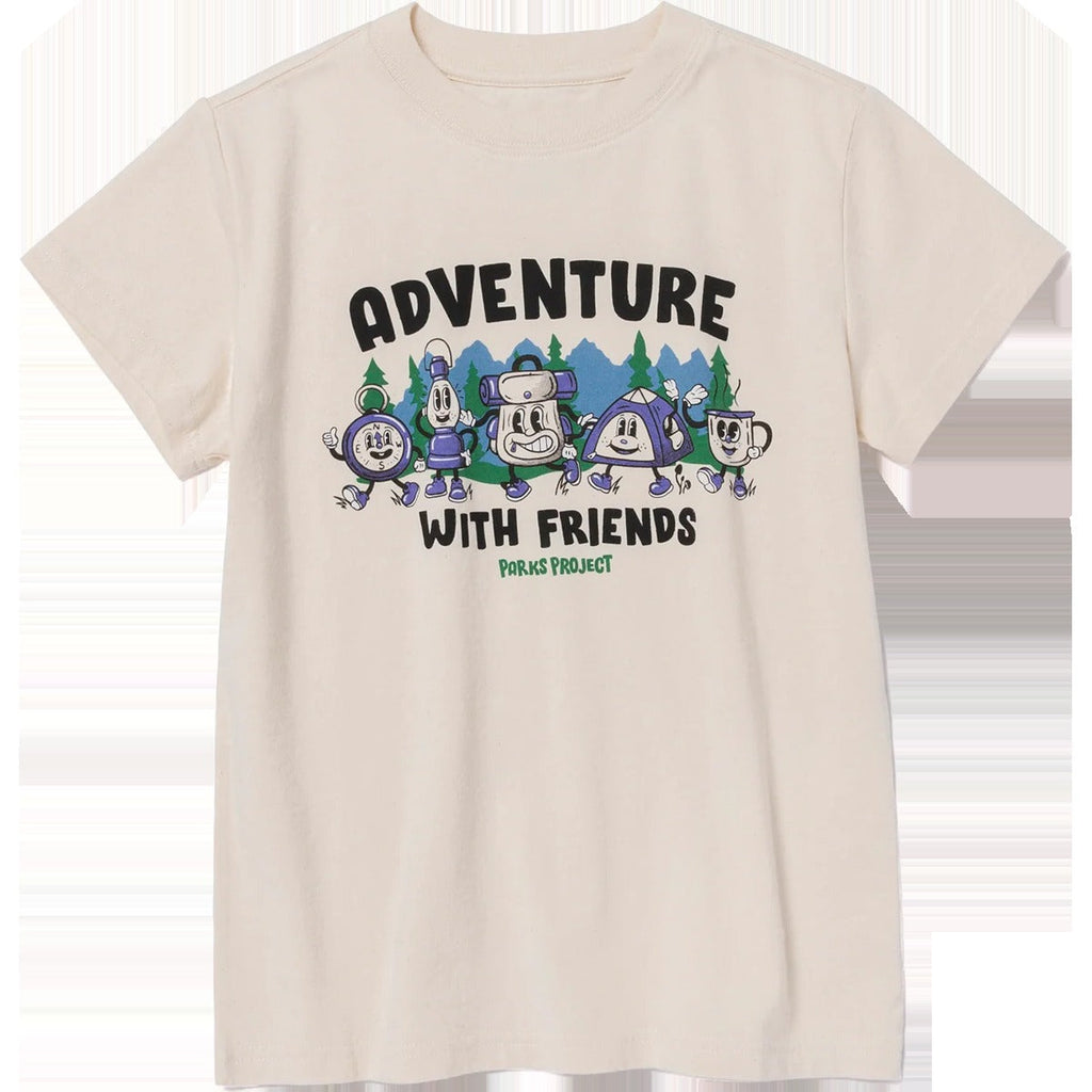 Youth Adventure With Friends Camp Tee