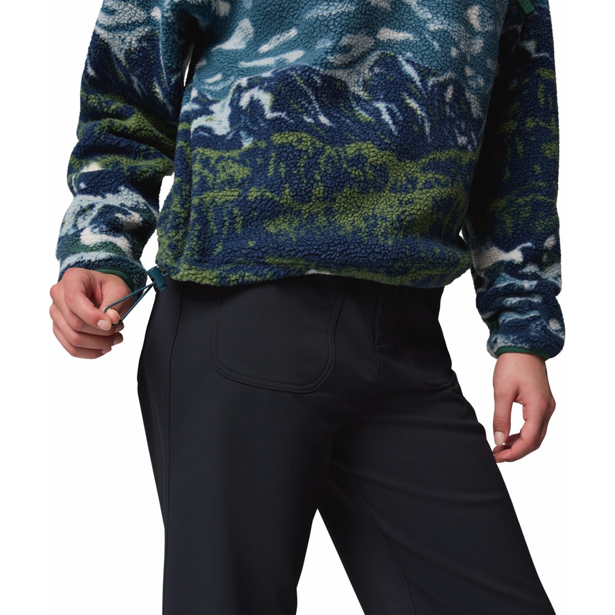 Women's Helvetia II Printed Crop 1/2 Snap Pullover