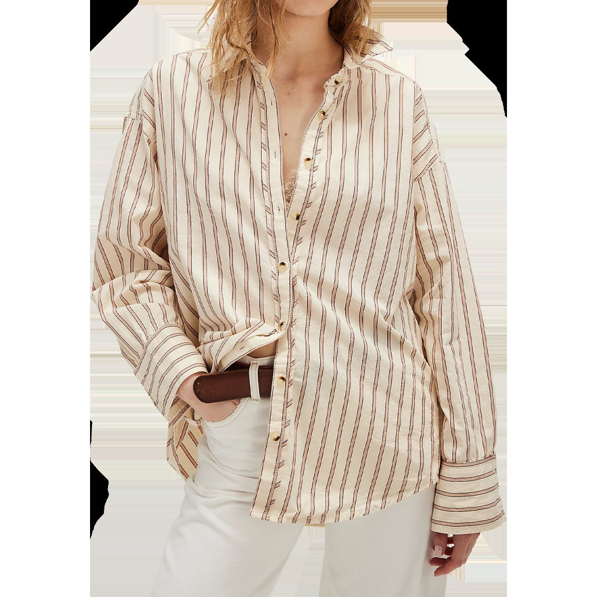 Women's Striped Varsity Vibes Shirt