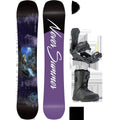 Never Summer Women's Proto T3 FR Demo Snowboard Package