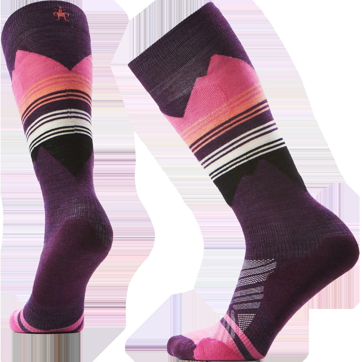 Women's Ski Targeted Cushion Pattern OTC Socks