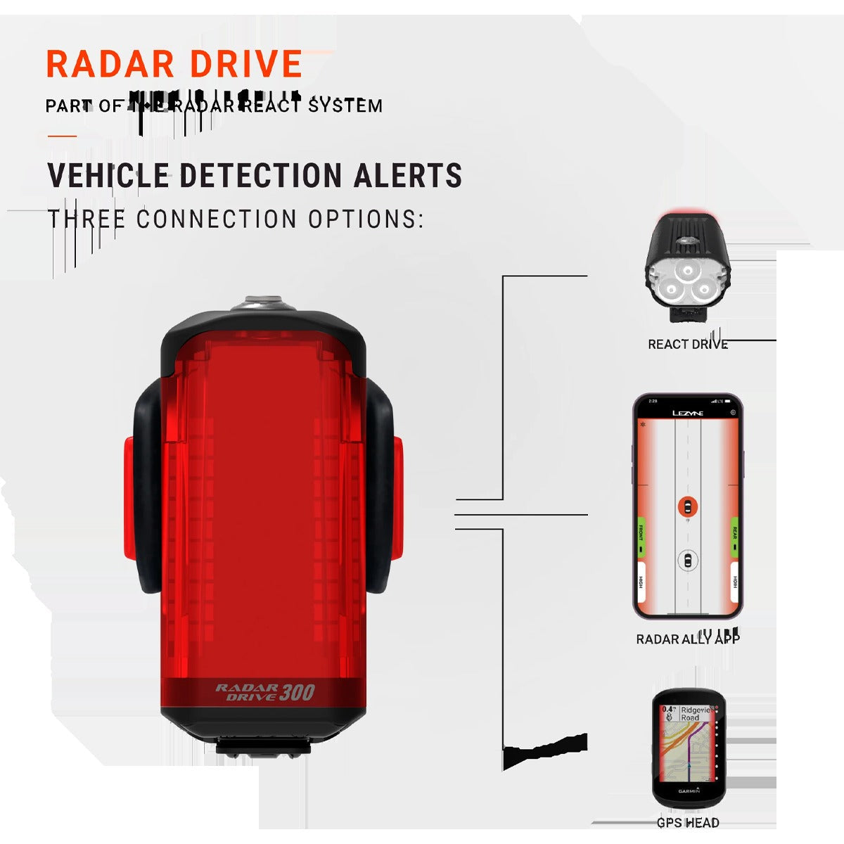 Radar Drive Rear - Black