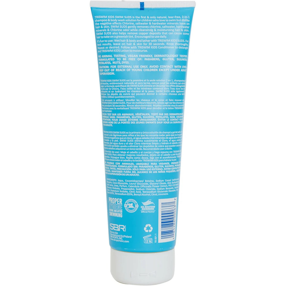 8.5oz Kids Natural Tear Free Swim Suds