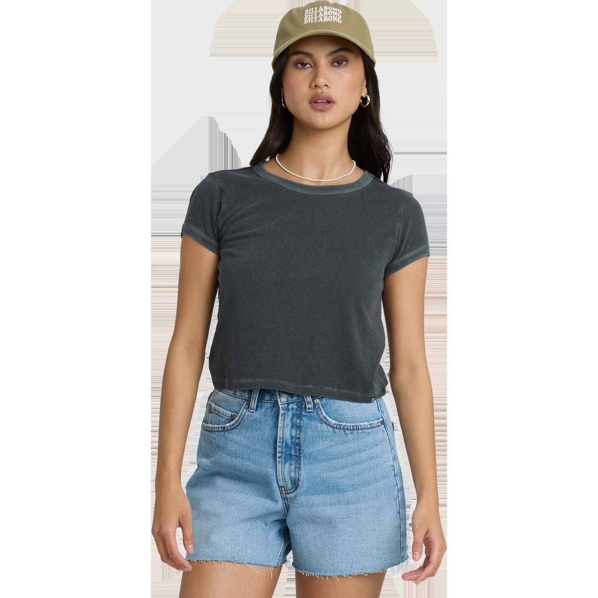 Women's Daily Short Sleeve Knit Tee