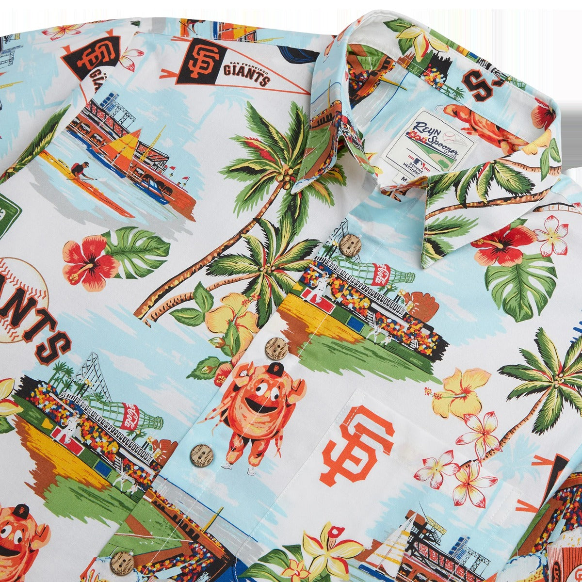 Men's Giants Scenic Button Down
