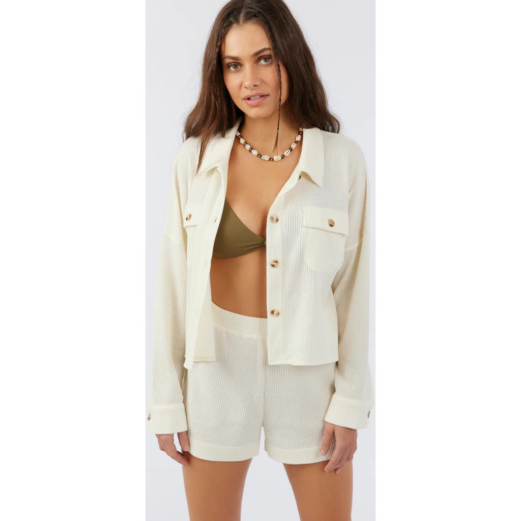 Women's Tour Cropped Waffle Knit
