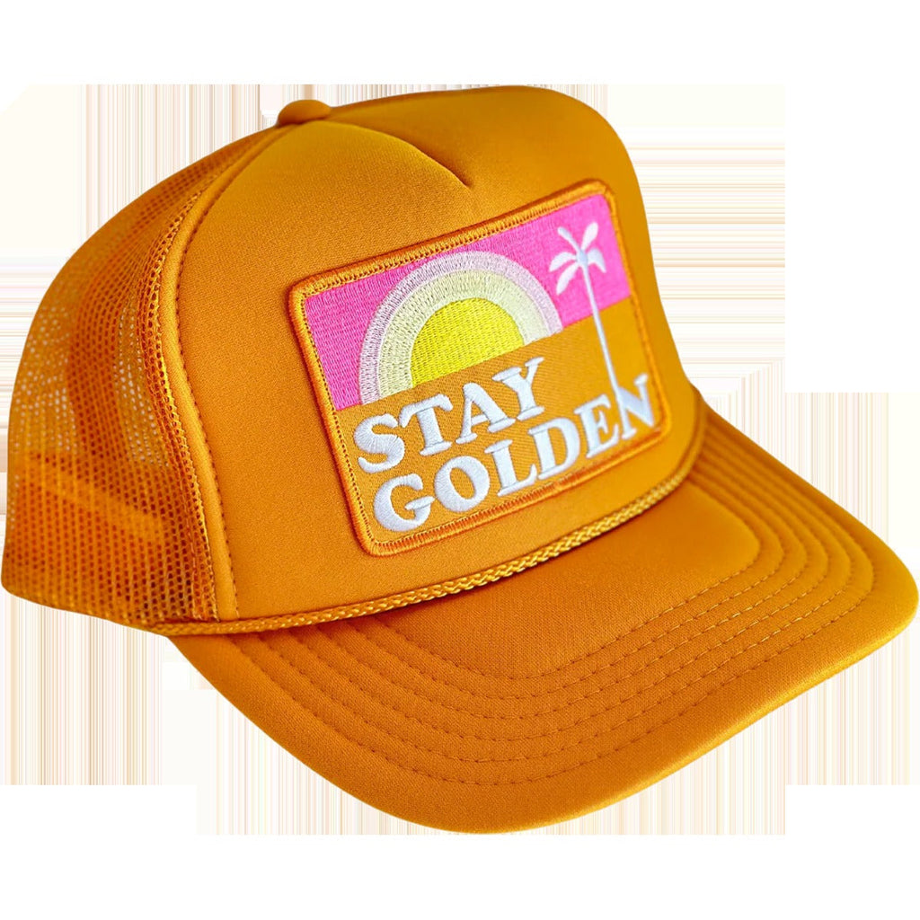 Stay Golden Patch Trucker Hat