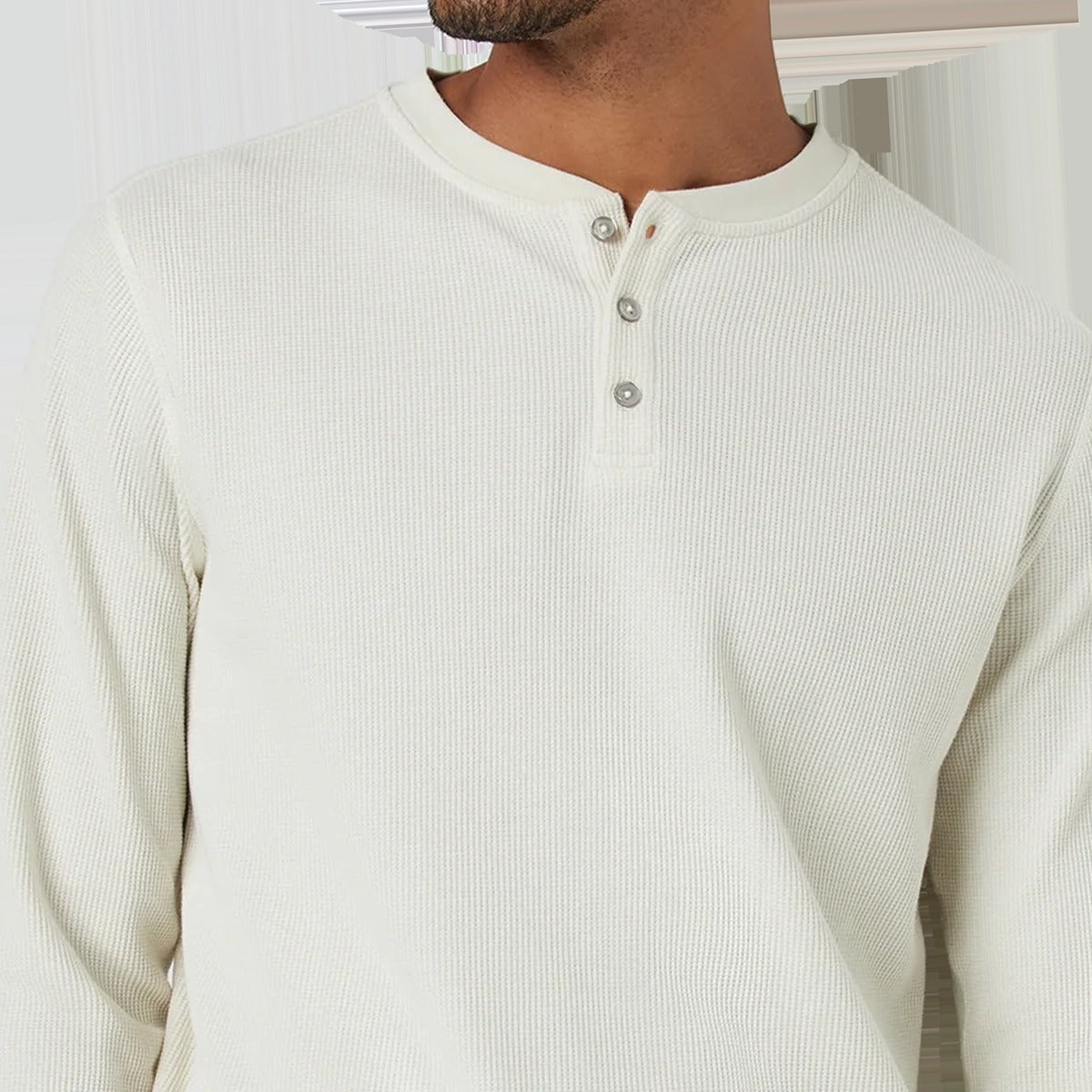 Men's Waffle Henley