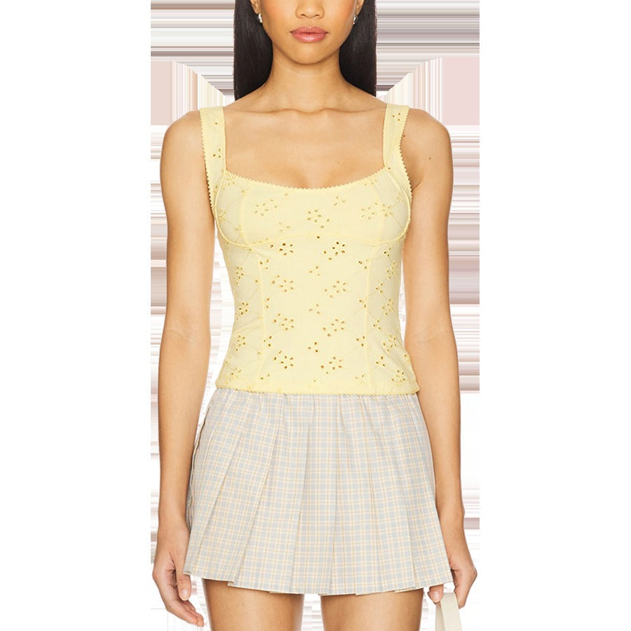 Women's Full Bloom Eyelet Cami