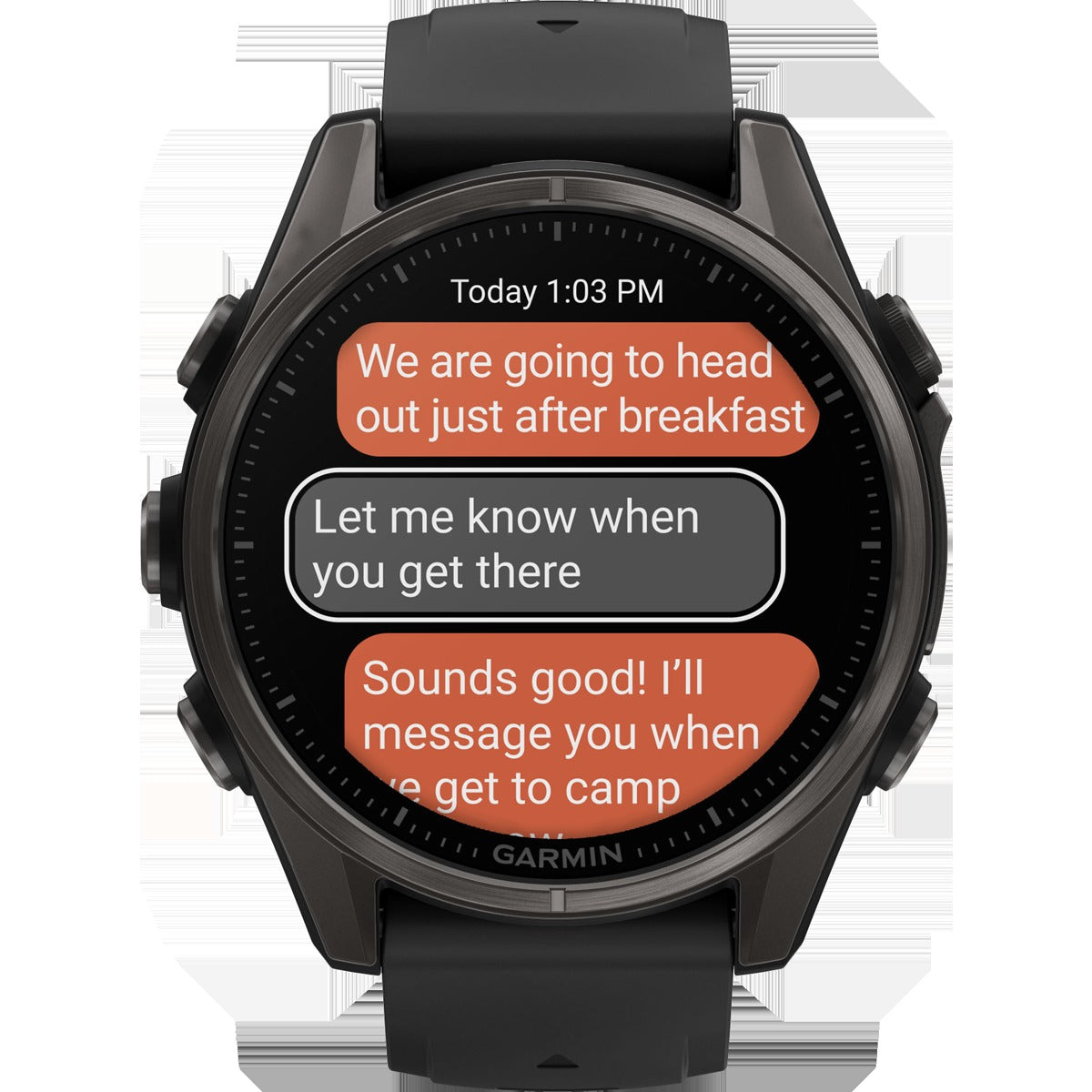 Fenix 8 Sapphire 43mm - Carbon Gray