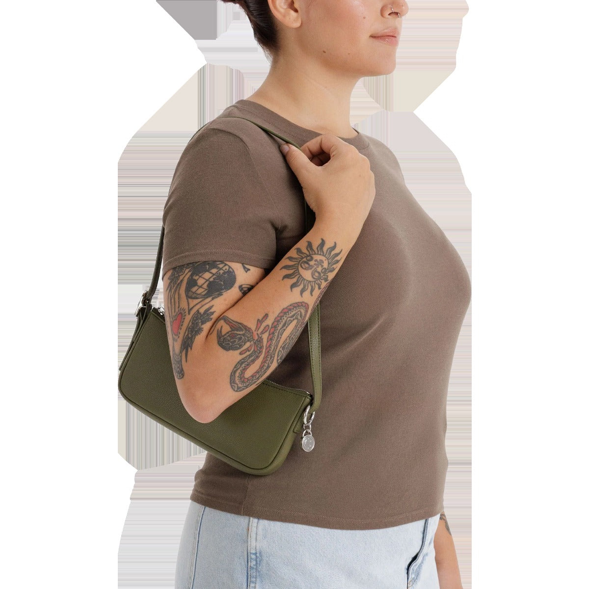 Recycled Leather Pochette