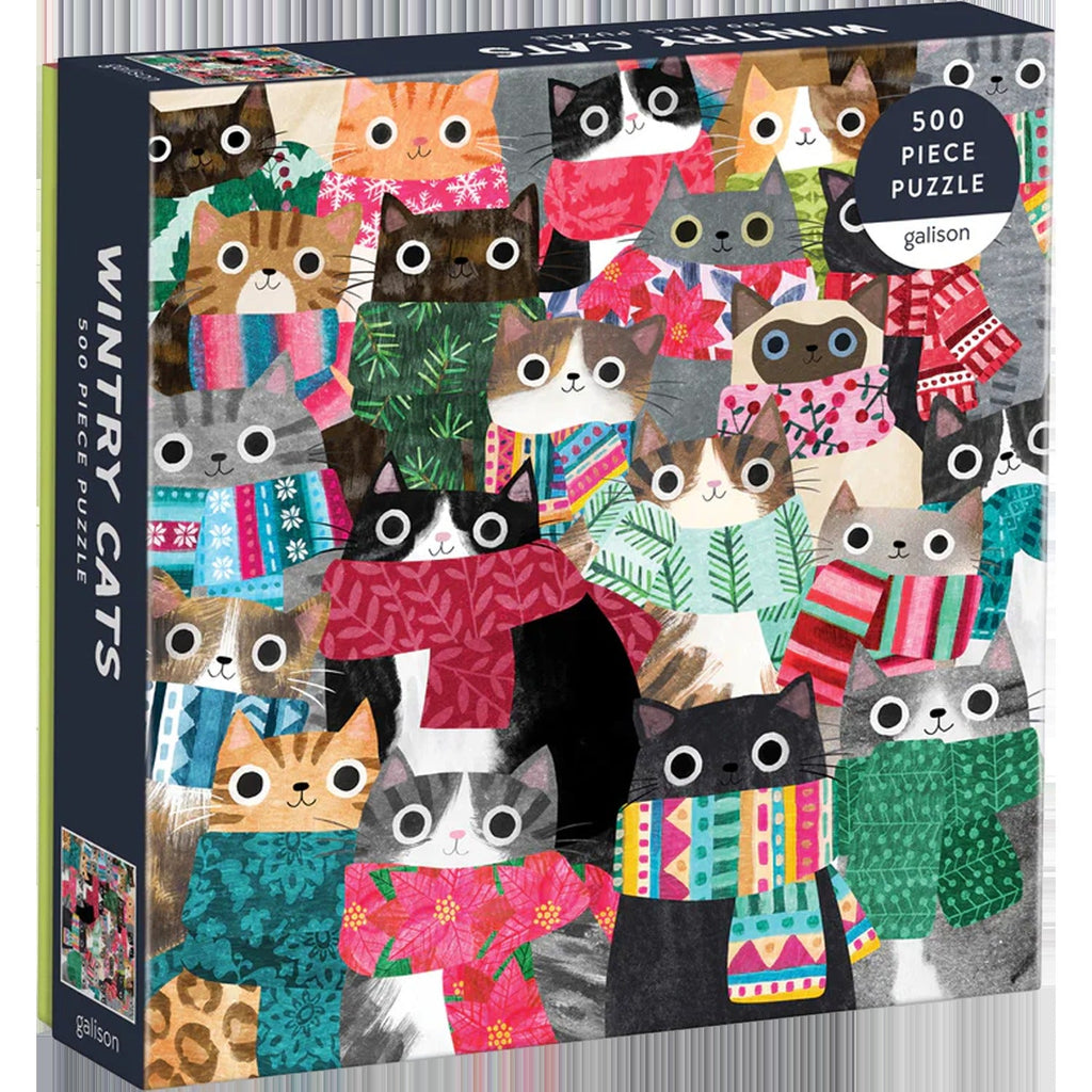 Wintery Cats 500 Piece Puzzle