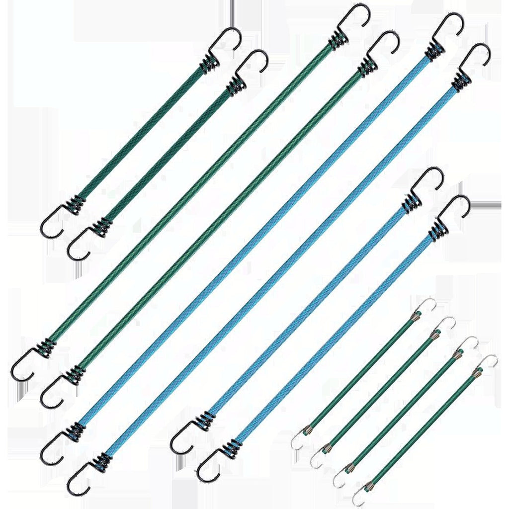 Assorted Bungee Cords - 12 Pack