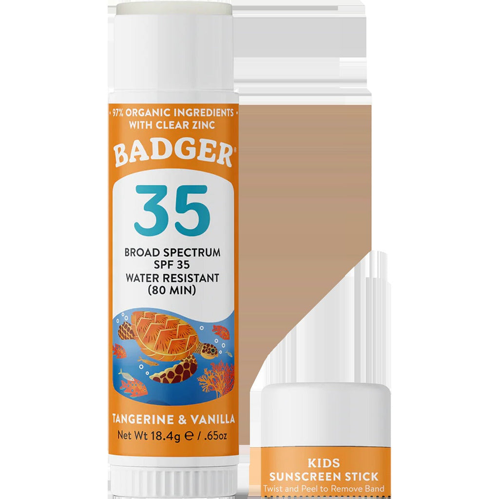 Kids Mineral Sunscreen Face Stick Spf 35