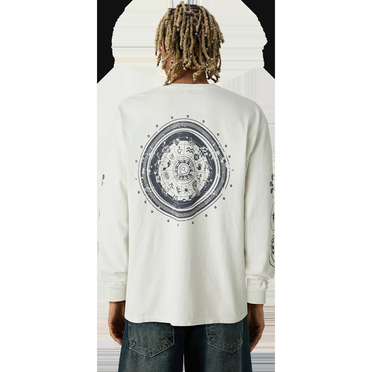 Men's Nature Drawing Long Sleeve