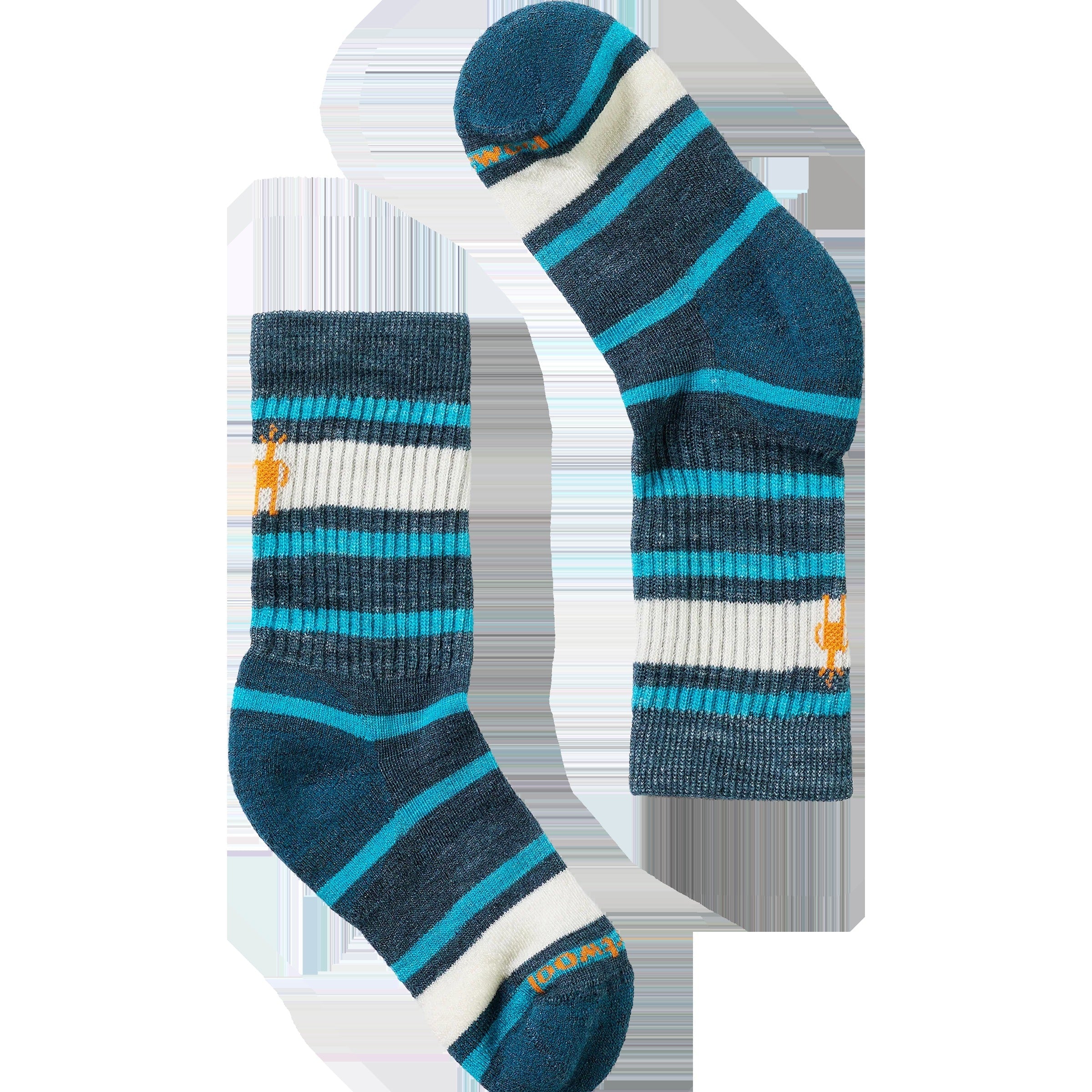 Youth Hike Light Cushion Striped Crew
