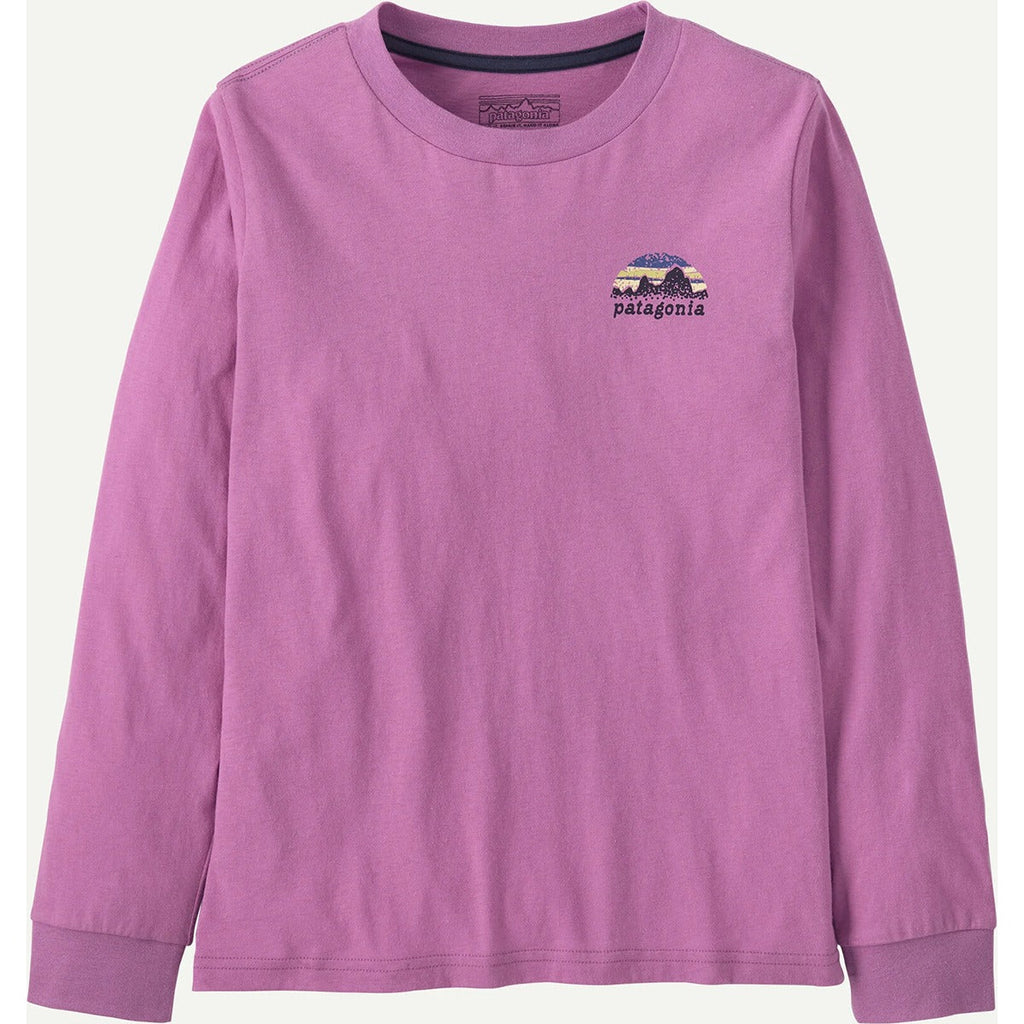 Youth Long Sleeve Skyline Stencil T-Shirt