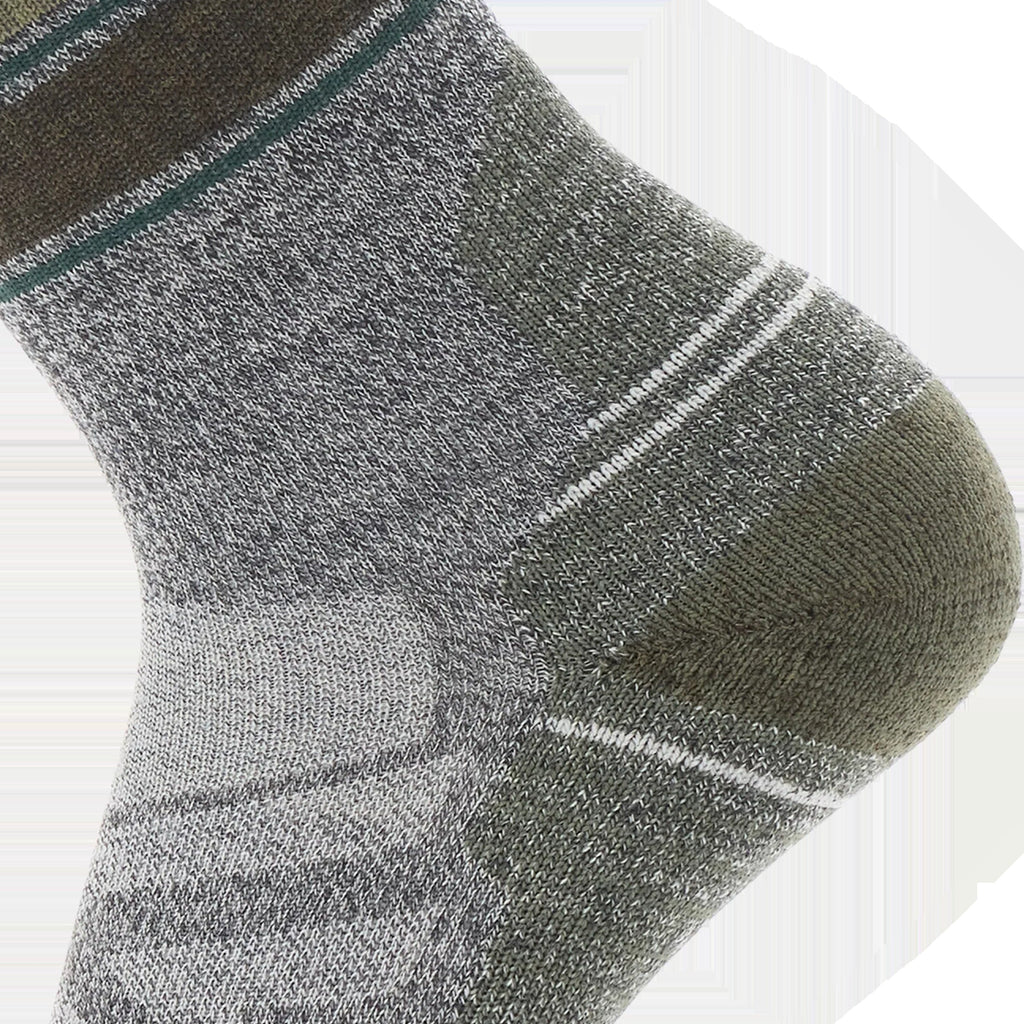 Hike Light Cushion Striped Mid Crew