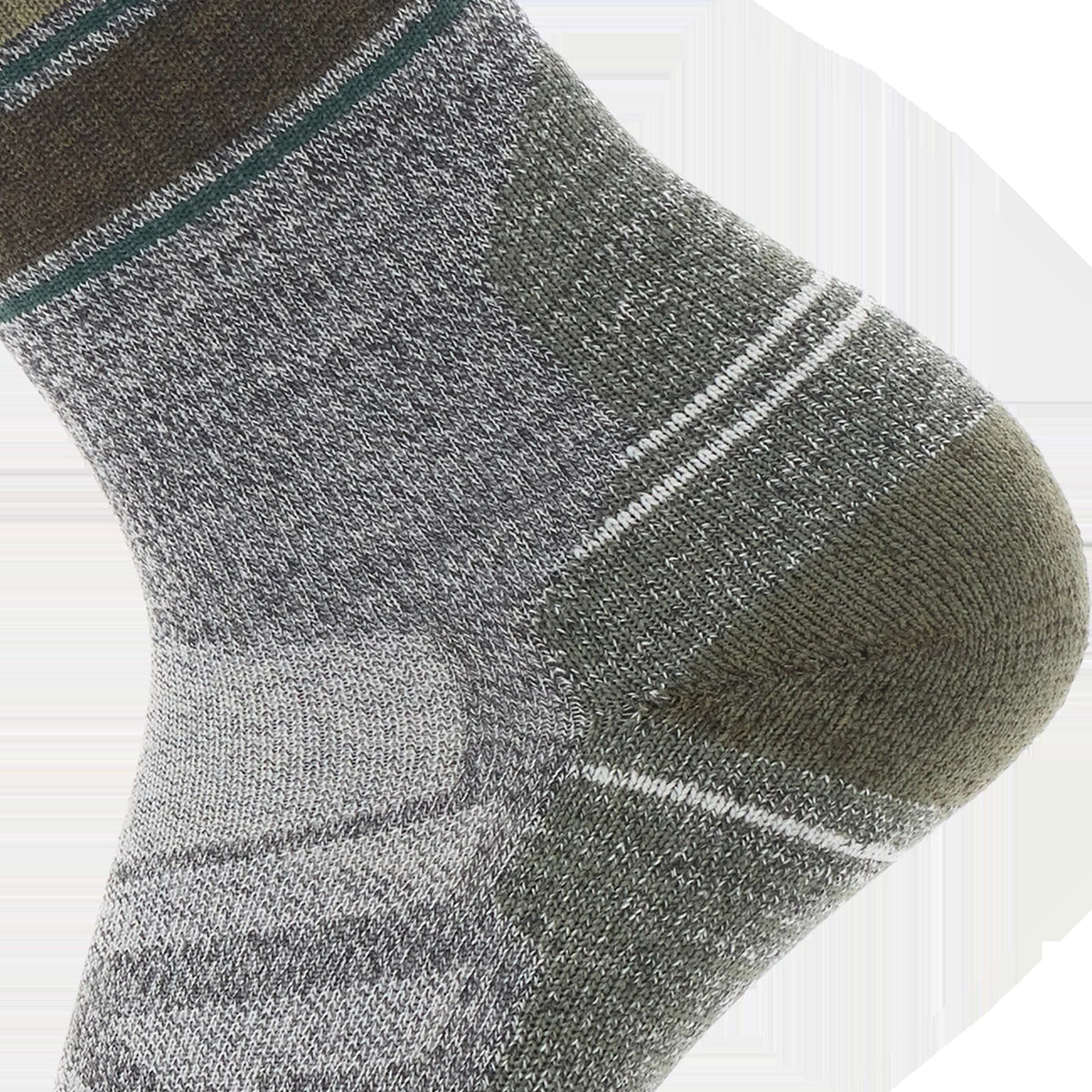 Hike Light Cushion Striped Mid Crew