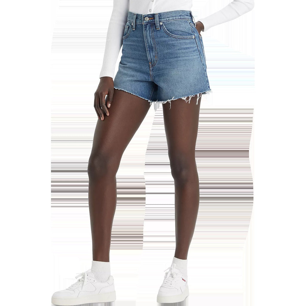 Women's High-Waisted Mom Short