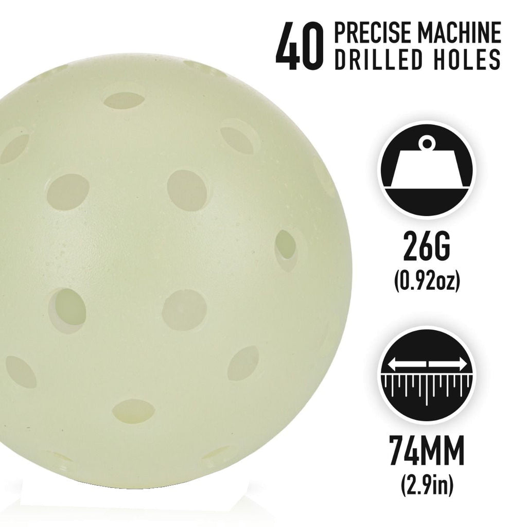 Glow In The Dark Recreation Pickleball (3 Pack)