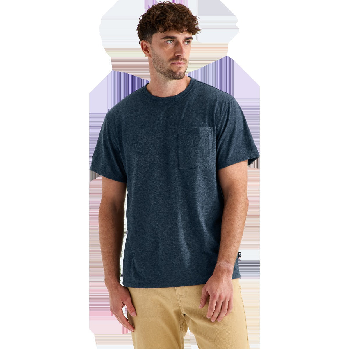 Men's Tri Blend Pocket Short Sleeve Tee