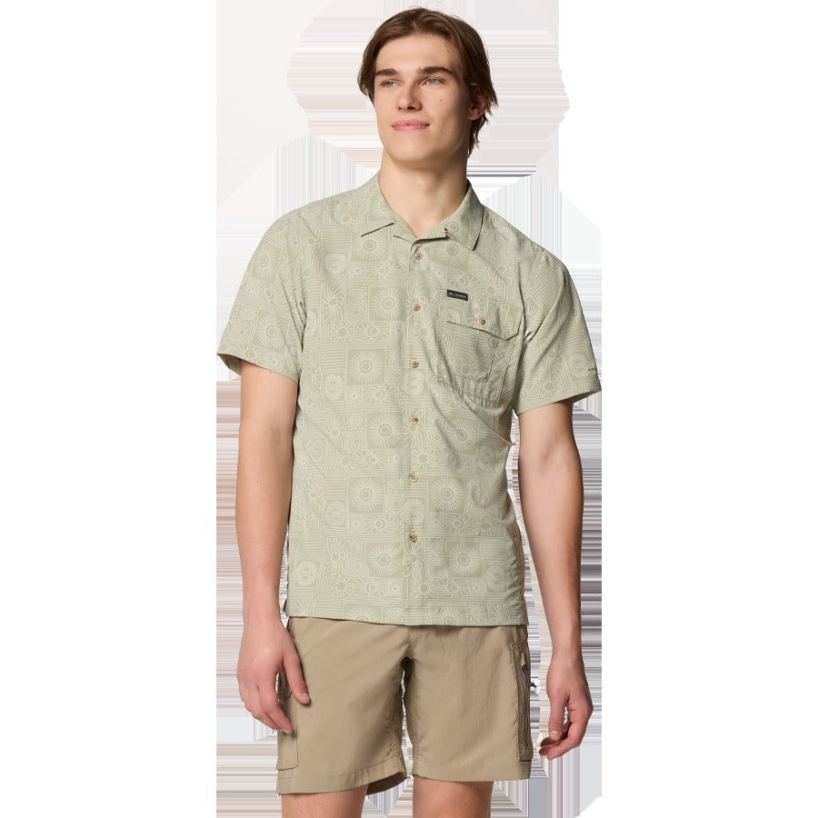 Men's Tech Trail Utility Print Woven Short Sleeve Shirt