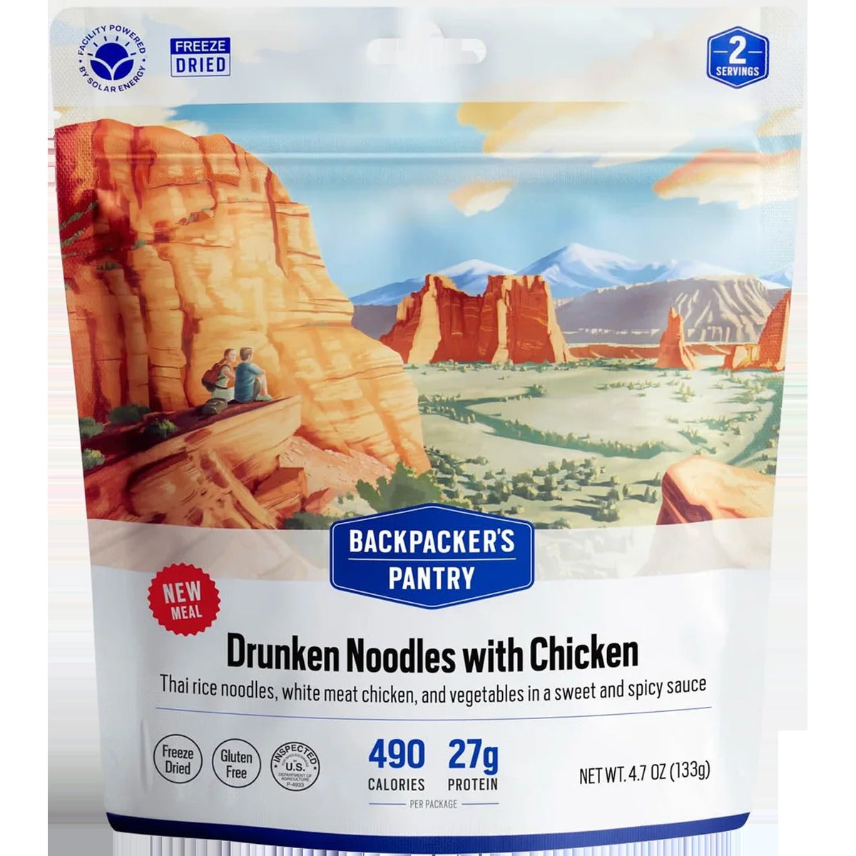 Drunken Noodles with Chicken (2 Servings)