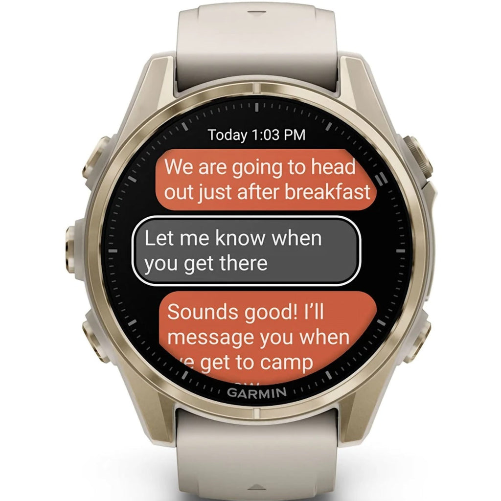Fenix 8 Sapphire 43mm Amoled - Soft Gold