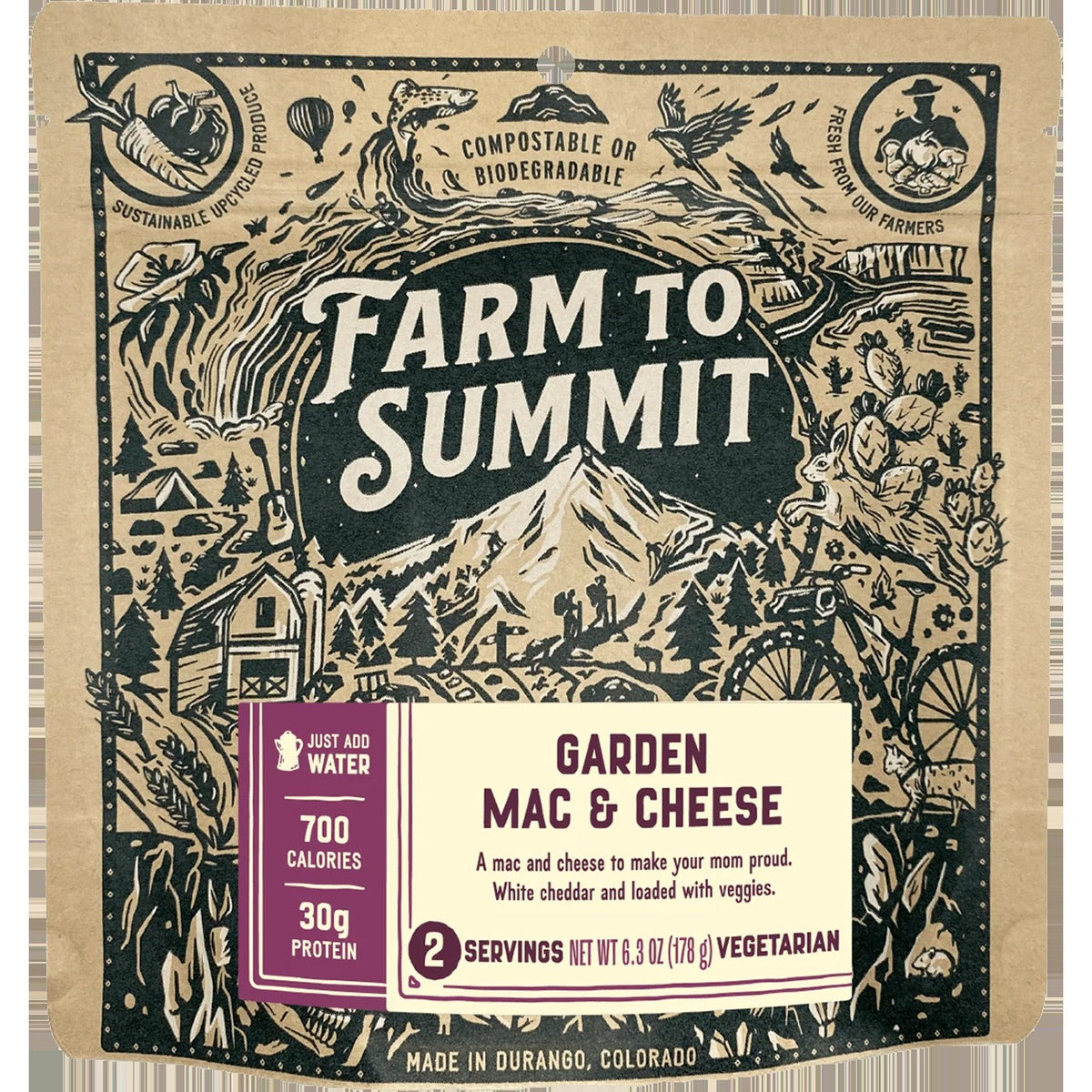 Garden Mac & Cheese (2 Servings)