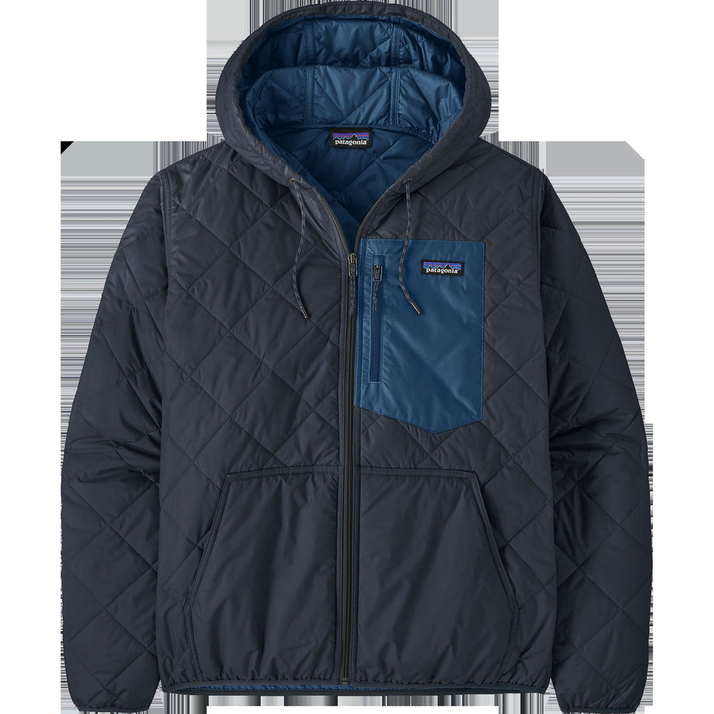 Men's Diamond Quilted Bomber Hoody