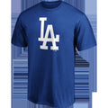 Men's Dodgers Cotton Official Logo Short Sleeve
