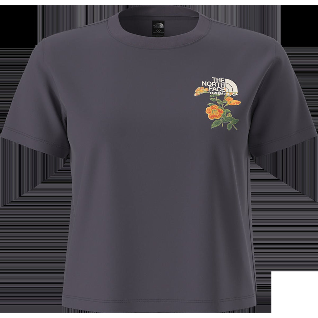 Women's Flora Embroidered Regular Short Sleeve Tee