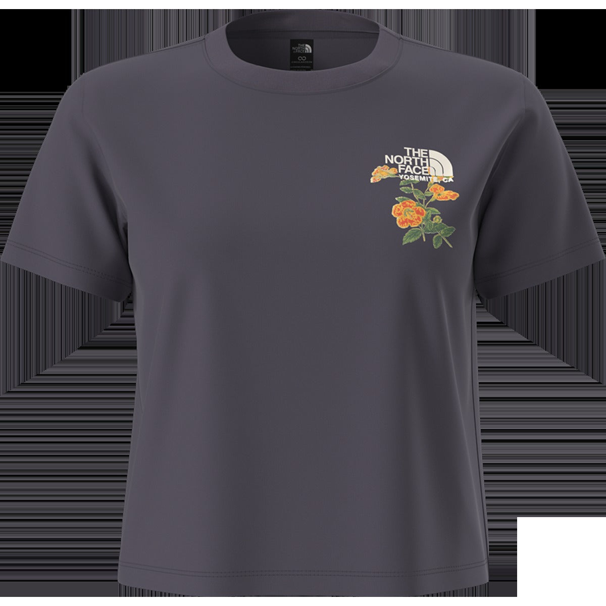 Women's Flora Embroidered Regular Short Sleeve Tee