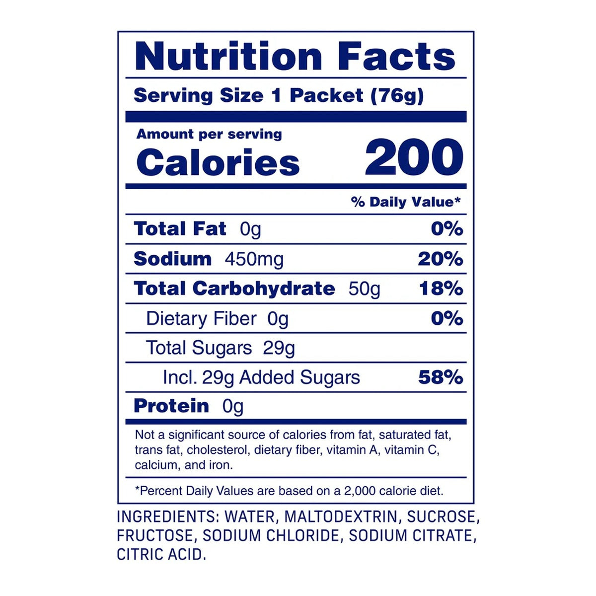 Salted Original 50g Energy Gel