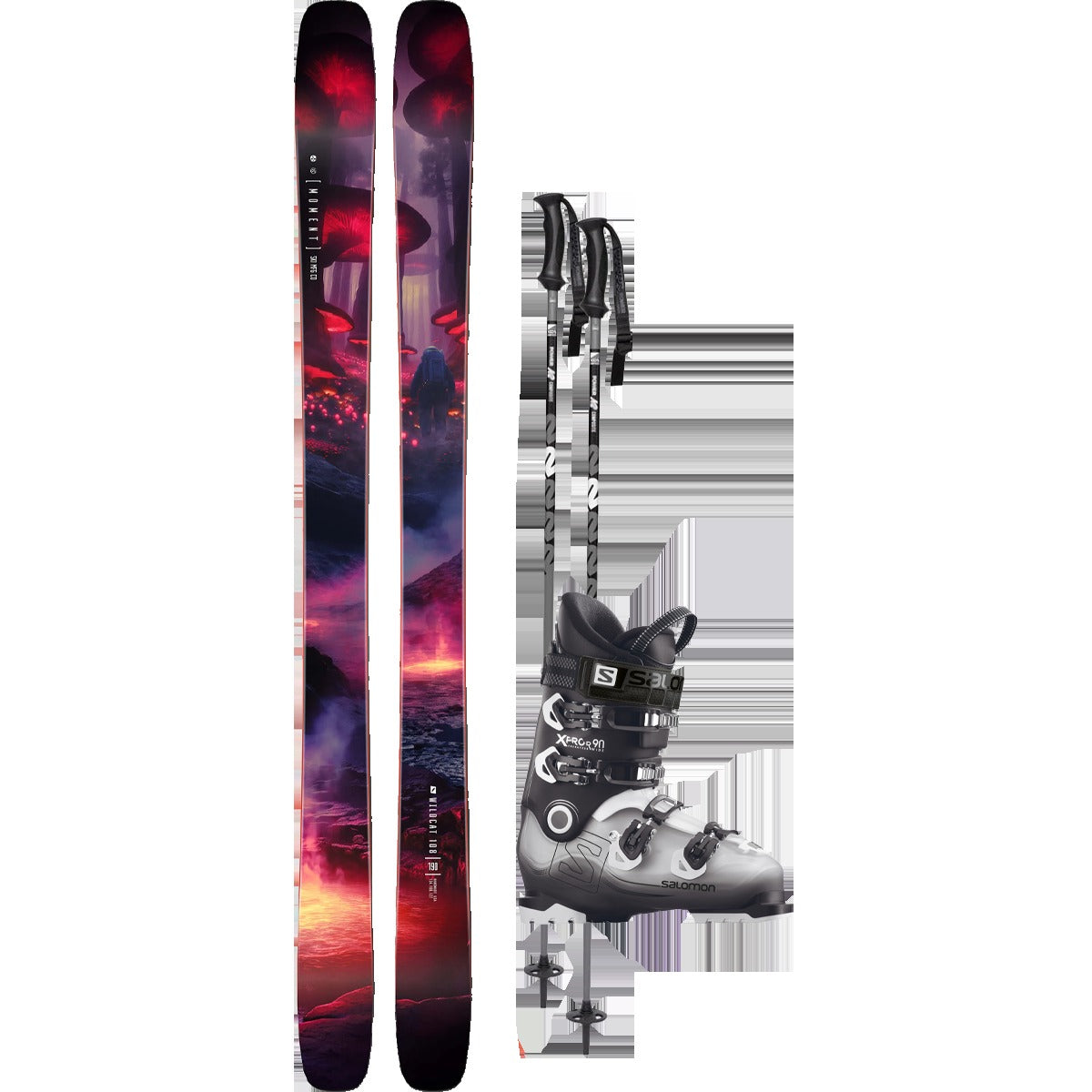 Moment Wildcat 108 Demo Ski Package