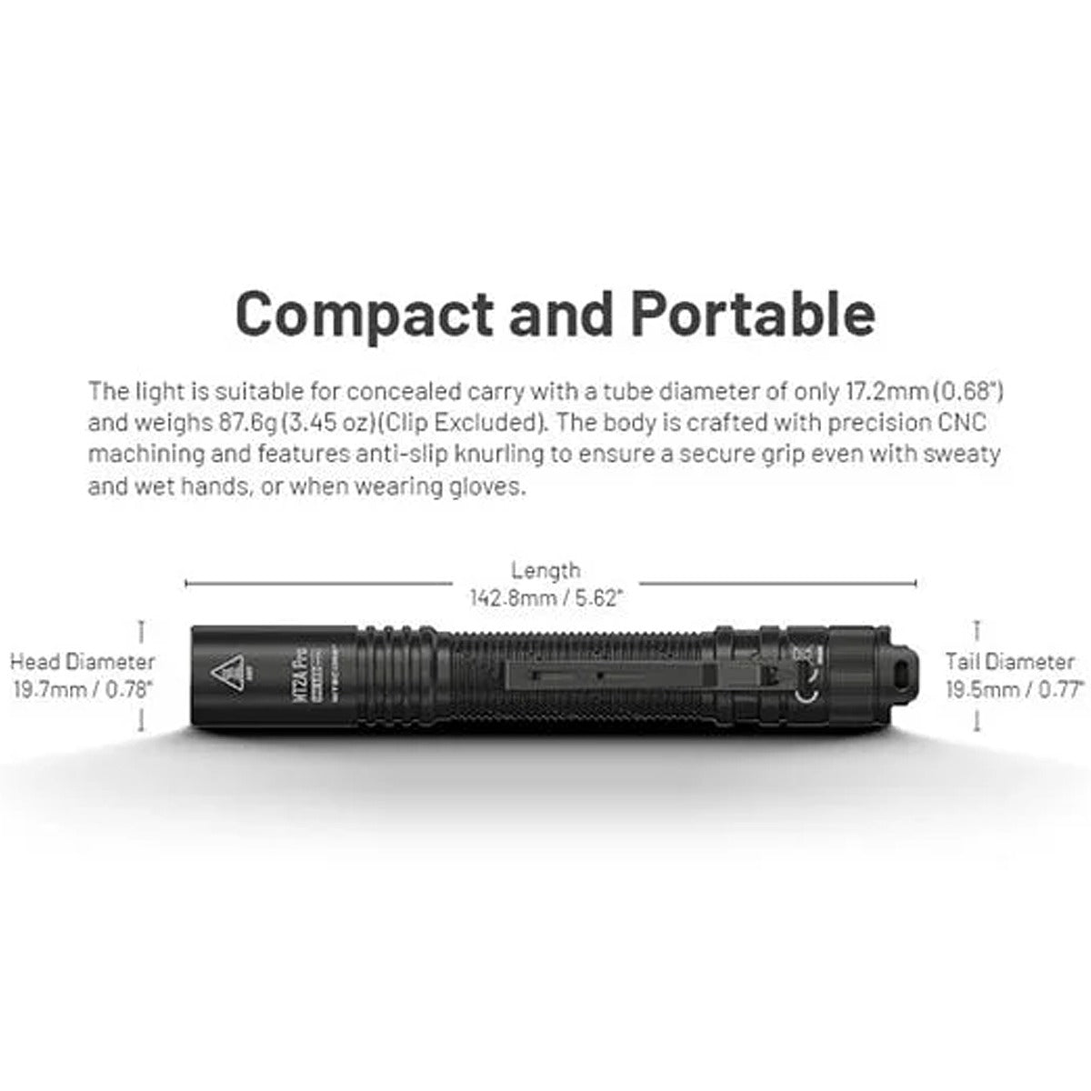 MT2A Pro 1000 Pen Flashlight