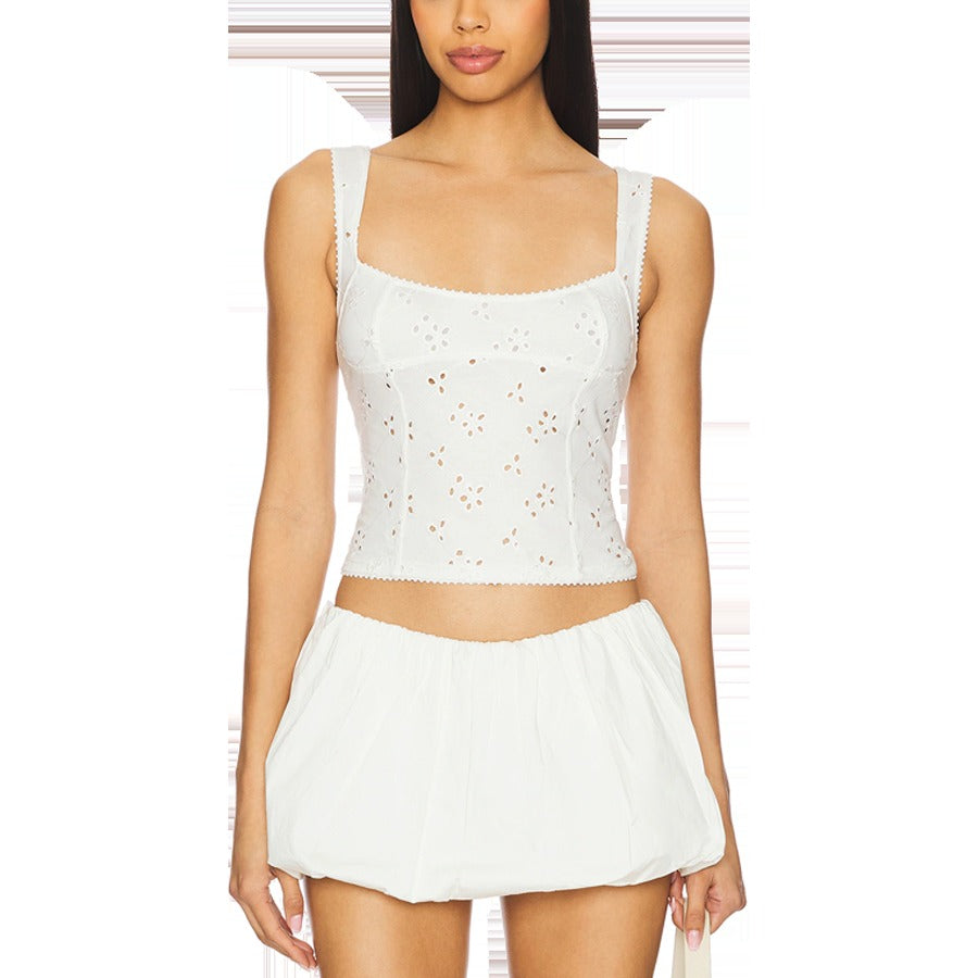 Women's Full Bloom Eyelet Cami