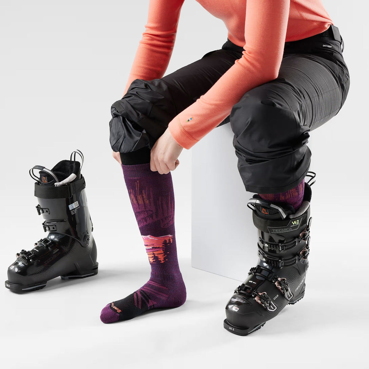 Women's Ski Full Cushion Alpine Auroras OTC Socks
