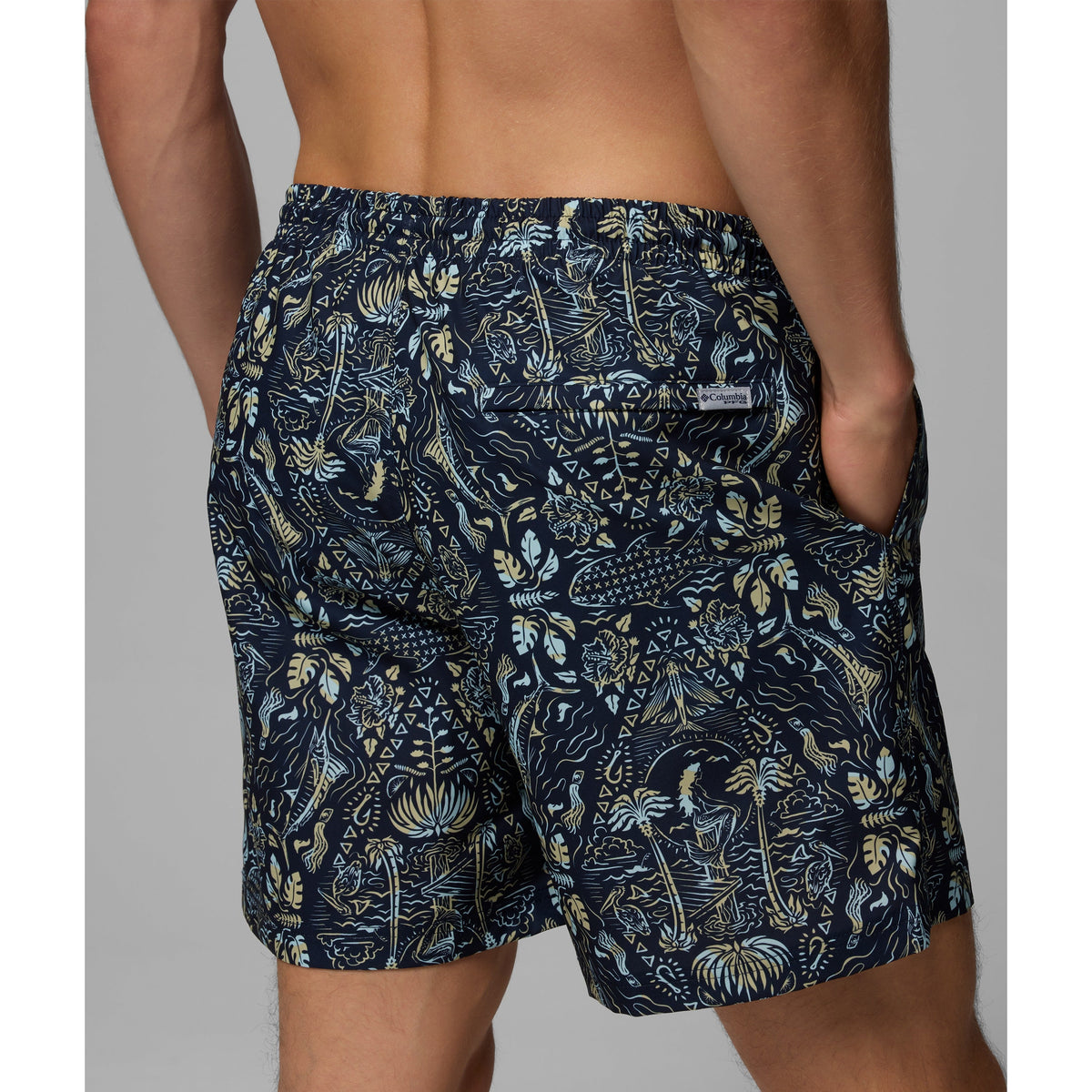 Men's PFG Rambler Printed Water Short 6"