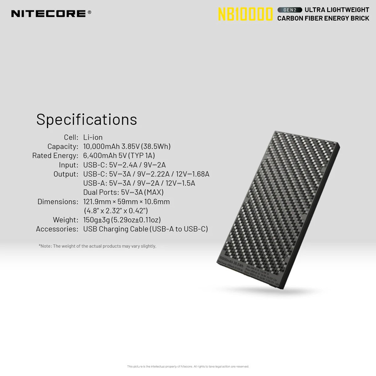 NB10000 Ultra Power Bank