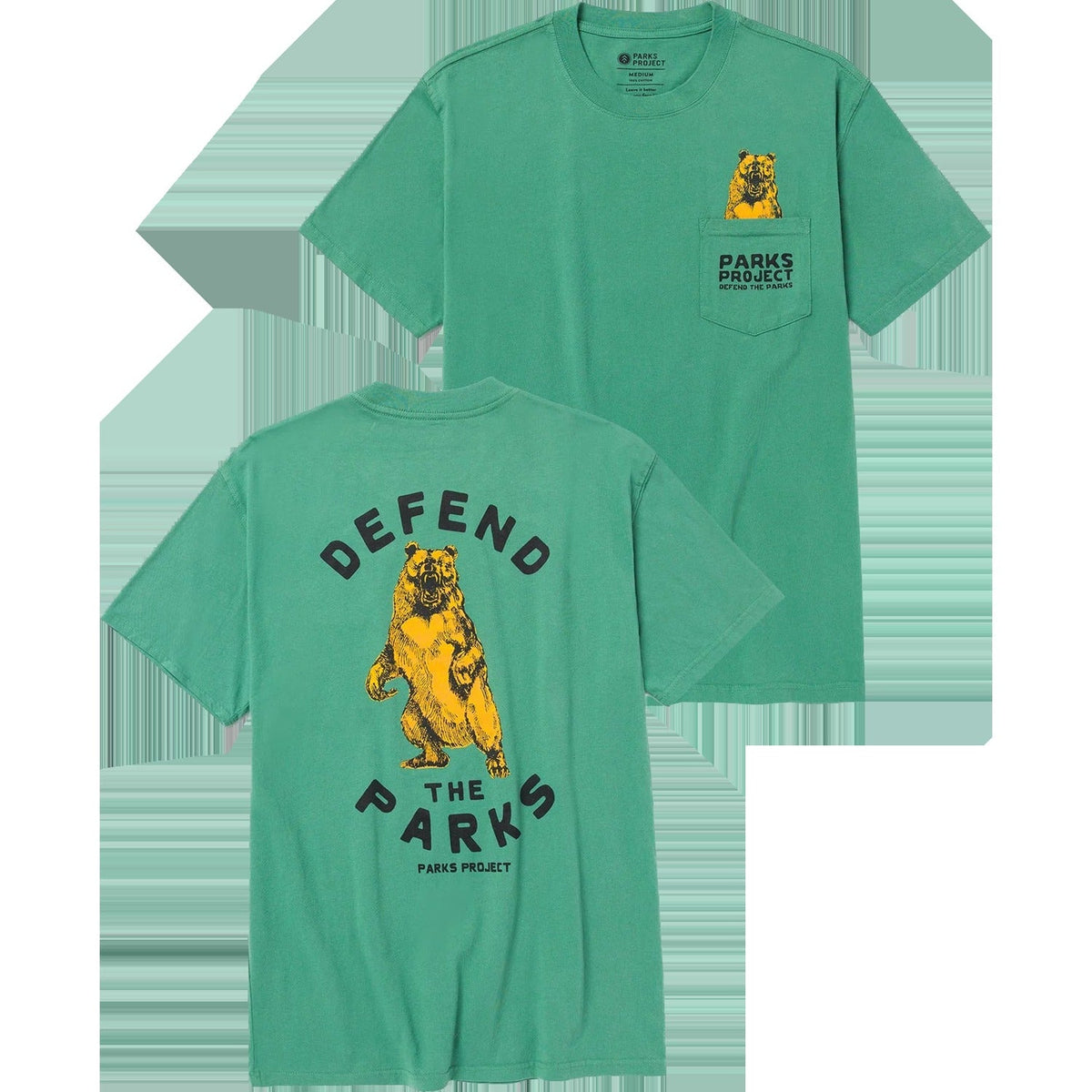 Defend The Parks Bear Pocket Tee